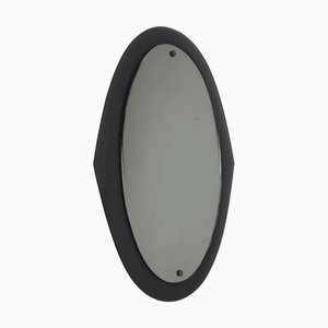 Mid-Century Modern Italian Oval Mirror attributed to Cristal Art, 1960s
