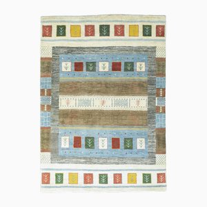 Hand-Knotted Gabbeh Nomadic Rug