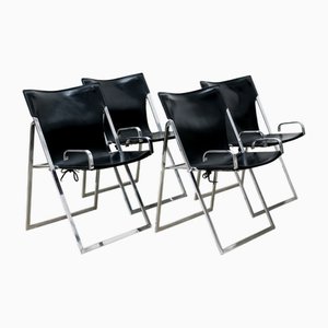 Chairs attributed to Marcello Cuneo, 1970s, Set of 4