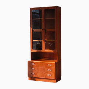 Vintage Bookcase with Lighting by E. Gomme for G Plan, 1960s