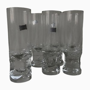 Handblown Glasses by Marco Zanuso, Italy, 1960s, Set of 6