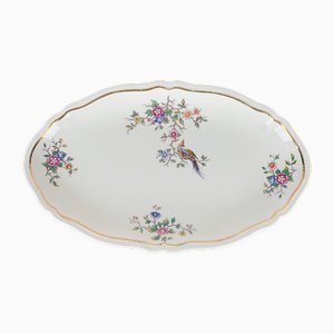 Kleine Ovale Chantilly Schale von Longchamp, 1950/60