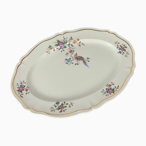 Piatto ovale Chantilly di Longchamp, anni '50