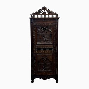 Early 20th Century Breton Chestnut Bonnetière
