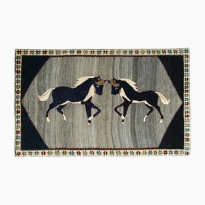 Gabbeh Nomad Horse Design Rug