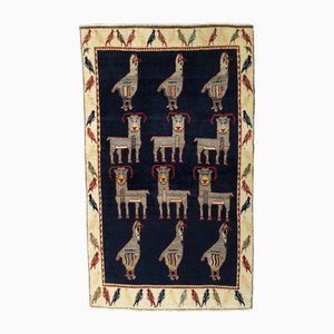 Hand-Knotted Gabbeh Nomadic Rug