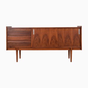 Polnisches Mid-Century Sideboard aus Nussholz von Bytomskie Fabryki Mebli, 1960er