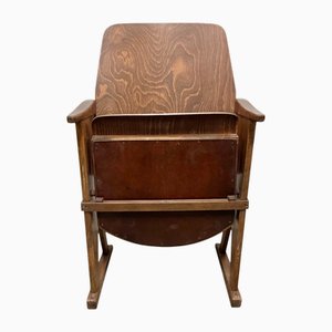 Silla de cine vintage de Ton, años 60