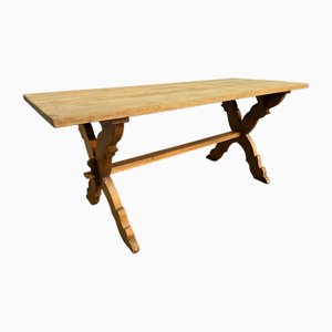 Mesa de comedor de granja de roble, 1925