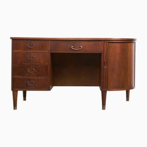 Mid-Century Modern Danish Desk with Bar, 1950s