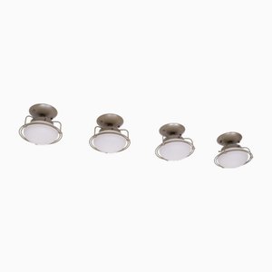 Industrial Pendant Lamps by Steinhauwer Germany, 1980s, Set of 4