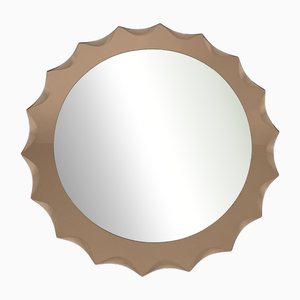 Mid-Century Wall Mirror in the style of Cristal Art, 1960s