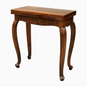 Consolle da tavolo Luigi XV in noce, Italia, XVIII secolo