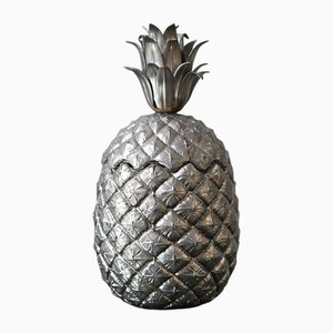 Pewter Ice Bucket by Mauro Manetti for Fonderia Darte Florence, 1960s