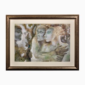 Mary Dinsdale, Why Do You Come Here ?, 1980s, Gouache & Aquarelle