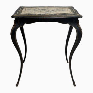 Table Basse Style Louis XV Polychrome