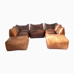 Bambole Sectional Sofa by Mario Belini for B&B Italia, Set of 8