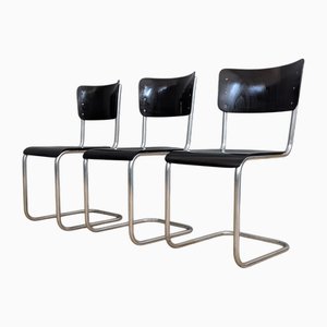 S 43 Cantilever Chairs by Mart Stam, 1930s, Set of 3