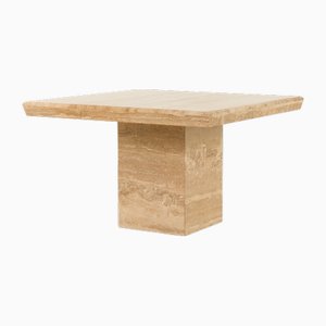 Mid-Century Large Italian Travertine Dining Table, 1970s