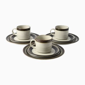 Karelia Breakfast Trio by Anja Jaatinen-Winquist for Arabia, 1970s, Set of 3