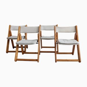 Chaises Pliantes Kon-Tiki par Gillis Lundgren pour Ikea, 1970s, Set de 4