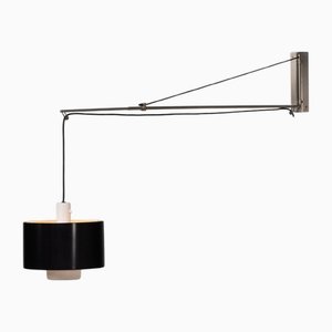 Model 2061 Wall Lamp in White Nickel attributed to Gaetano Sciolari for Stilnovo, Italy, 1954