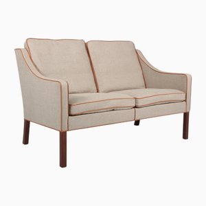 Divano a due posti vintage di Børge Mogensen per Fredericia, Danimarca