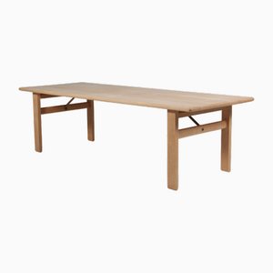 Vintage Coffee Table in Soap Treated Oak by Børge Mogensen for Fredericia, 1960s