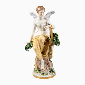 Large Porcelain Psyche Figurine by Rudolph Hoerl for Meissen, 1890s