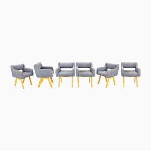 Vintage Armchairs from Rossi di Albizzate, 1970s, Set of 6