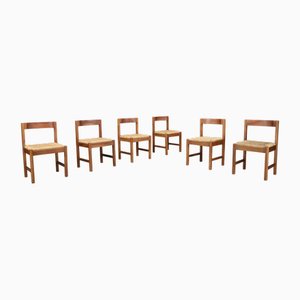 Vintage Torbecchia Dining Chairs by Giovanni Micheluccis for Poltro, 1964, Set of 6