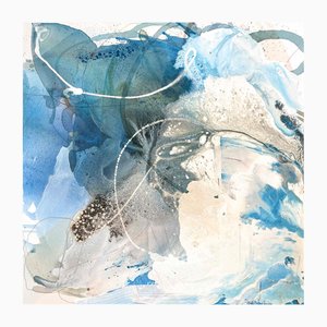 Liz Barber, Summer Wave 1, Painting on Canvas, 2023