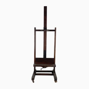 Large Parisian Oak Artists Easel