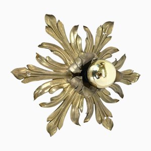 Applique Murale Floral Theatre en Laiton par Gio Ponti, 1950s