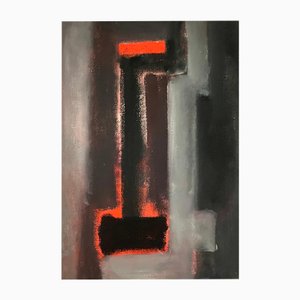 Gilbert Pauli, Presenza n. 12, Acrilico su iuta, 2015