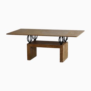 Rechteckiger Mid-Century Couchtisch aus Marmor, Italien, 1970er