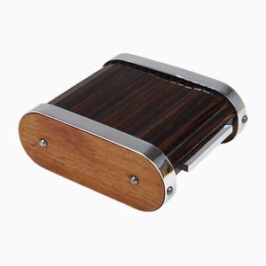 Cigarette Dispenser with Roll Top attributed to Carl Auböck, Austria, 1930s