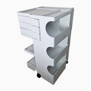 White Boby Trolley by Joe Colombo, 1990s