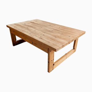 Scandinavian Pinewood Coffee Table, 1970s