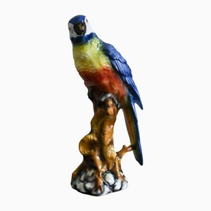 Ceramic Parrot from Ceramiche Boxer, Bassano Del Grappa, 1950s