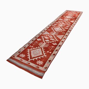 Vintage Runner Rug in Wool and Cotton