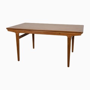 Table de Salle à Manger Mid-Century en Teck par Johannes Andersen pour Uldum Mobelfabrik, Danemark, 1960s