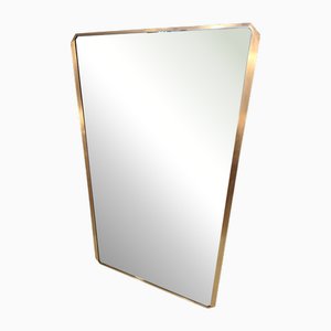 Grand Miroir en Laiton par Romeo Rega, 1960s