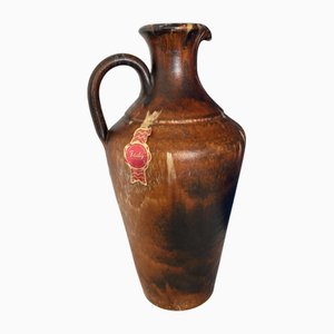 Large Vintage Rustic Pitcher in Artisanal Ceramic, France