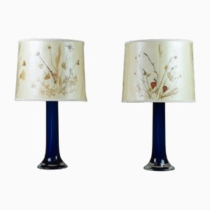 Lampade da tavolo di Flygsfors Glasbruk, Svezia, anni '60, set di 2