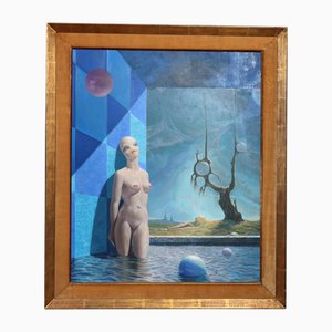 Arthur Maria Rener, Composizione, 1965, Olio su tavola