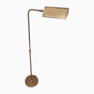 Brass Floor Lamp by Florian Schulz for Reiminterline, 1970s