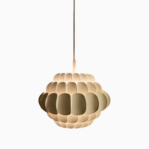 Lampada a sospensione bianca di Thorsten Orrling per HA Jakobsson, Svezia, anni '60