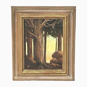 David Marrian, paysage, peinture originale, encadré