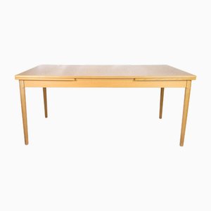 Mesa de comedor extensible holandesa de roble de Kaj Winding, años 60